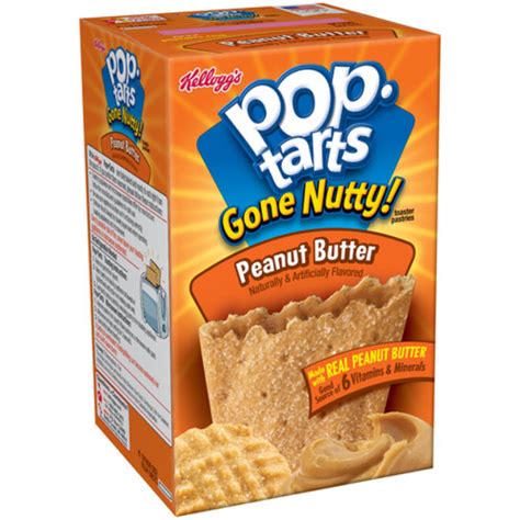 Kelloggs Pop Tarts Gone Nutty Peanut Butter Pastries 8 Ct Reviews 2021