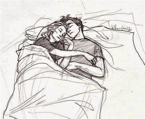 Sleeping Couple Drawing