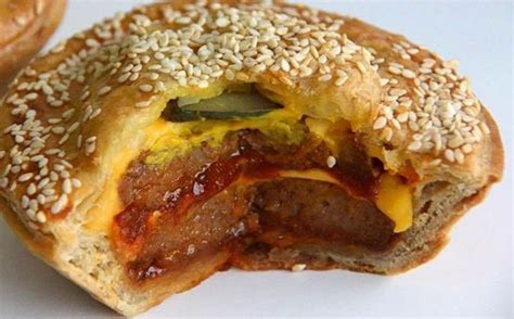 Australia S Pie Face Food Chain Creates The Double Cheeseburger Pie