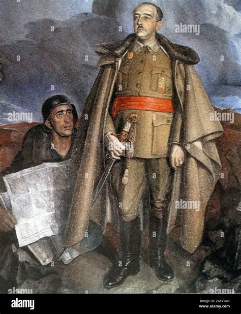 El General Francisco Franco 1892 1975 Durante La Guerra Civil