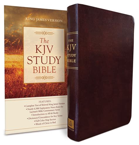 The Kjv Study Bible Bonded Leather Barbour Books