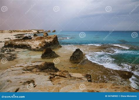 Cleopatra S Beach Lagoon Near Marsa Matruh Egypt Stock Photo Image