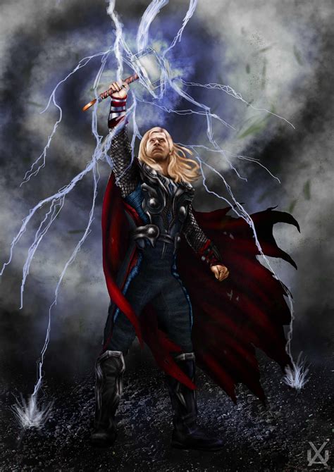 Thor By Xantheunwinart On Deviantart