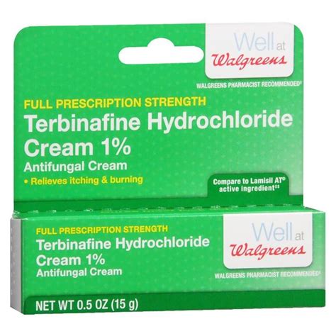 Walgreens Terbinafine Hydrochloride Cream 1 Antifungal Cream 1source