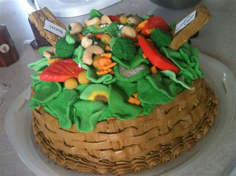 Salad Cake Salad Cake Birthday Cake Cakes Desserts Food Tailgate