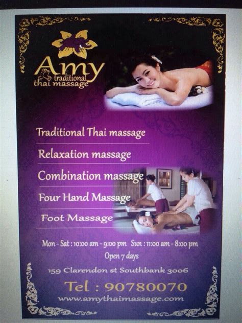 amy thai massage melbourne vic