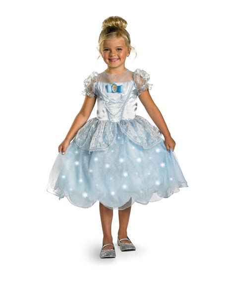 Cinderella Light Up Girl Disney Princess Costume Kids Costumes