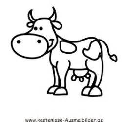 Sammlung von roswitha berger • zuletzt aktualisiert: Ausmalbild einfache Kuh zum Ausdrucken
