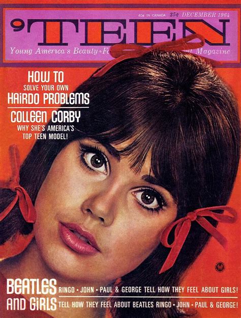 Colleen Corby Teen Magazine December 1964 Roldschoolcool