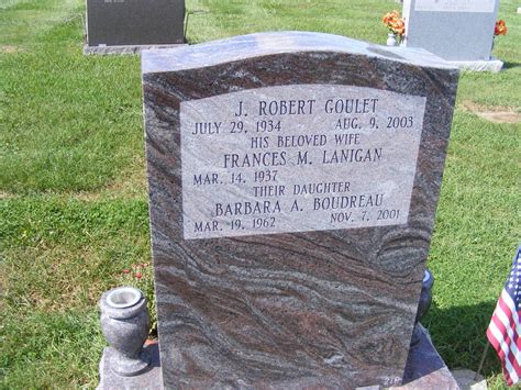 J Robert Goulet 1934 2003 Find A Grave Memorial