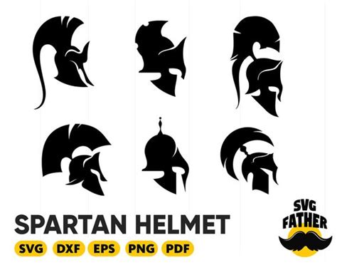 Spartan Helmet Svg Sparta Svg Sparta Clipart Sparta Silhouette