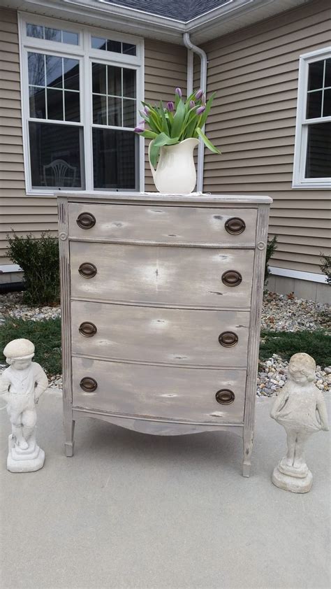 Painted Annie Sloan Old White And French Linen Distressed And Waxed
