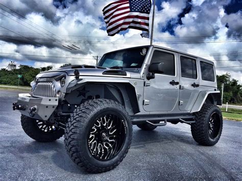 2017 Jeep Wrangler Custom Billet Lifted Leather Hardtop Na Prodej