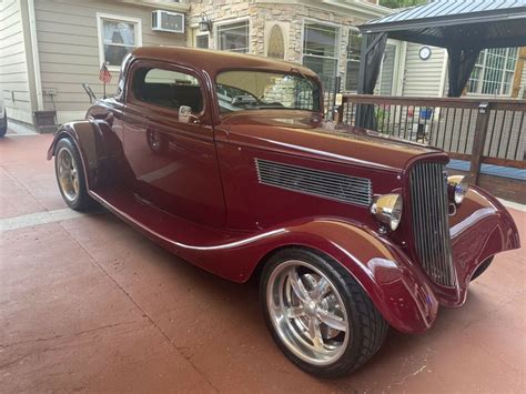 1934 Ford Coupe Coupe Red Rwd Automatic Kit Car For Sale Ford Coupe 1934 For Sale In Lexington