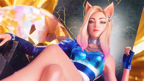 Kda Ahri All Out Lol Art League Of Legends Game K Pc HD Wallpaper Rare Gallery