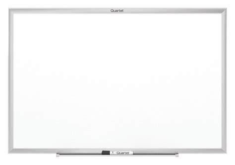 Quartet Gloss Finish Steel Dry Erase Board Wall Mounted 48 Inh X 96 Inw White 48lw72 Sm538