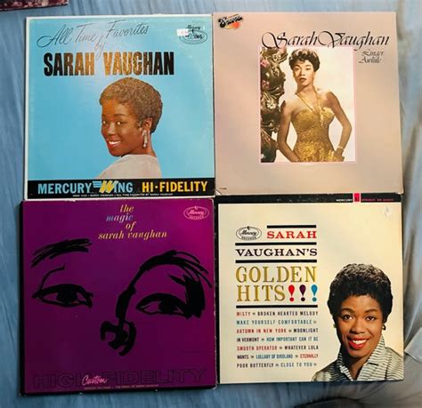 sarah vaughan set of 4 albums on lp vinyl used borderline music