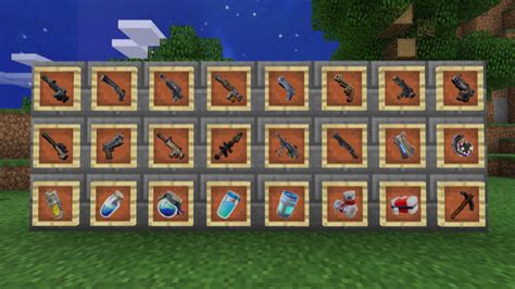 In this app you find more than 58 differents skins based on battle royale and pixel. Fortnite Addon | Minecraft PE Mods & Addons