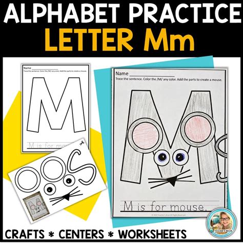 Letter M Activities Crafts And Worksheets For Centers Teachers Brain