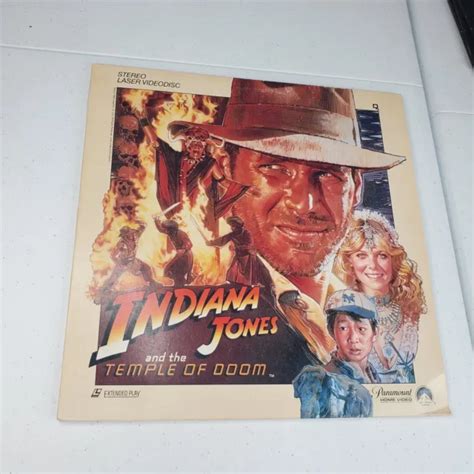 Indiana Jones The Temple Of Doom Laserdisc Harrison Ford Disc Set