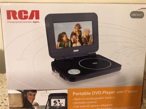 Rca 9 Portable Dvd Player W Swivel Screen Black Drc98091s Ebay