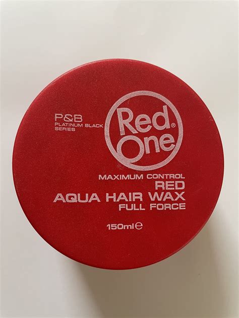 Red One Red Aqua Hair Wax Star Barber Shop