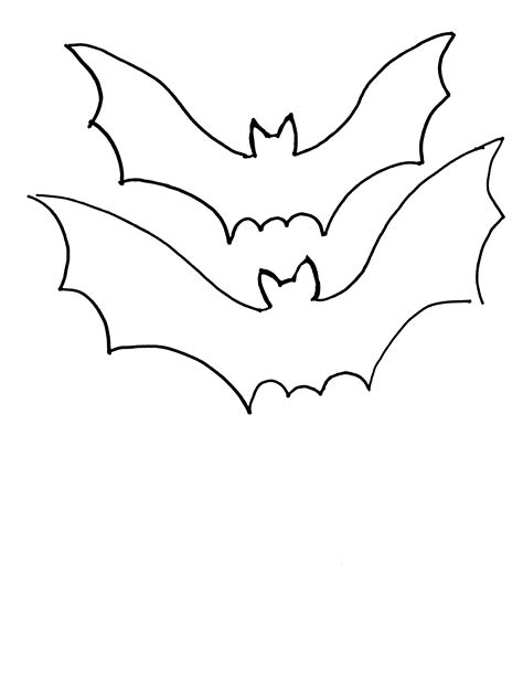 Free Printable Halloween Bat Templates Printable Templates