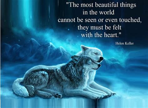 Only With The Heart Wolf Quotes Animal Quotes Wolf Love
