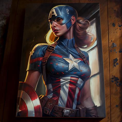 female captain america by iamrudja on deviantart