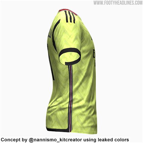 Based On Leaked Colors Arsenal 23 24 Away Kit Concept Footy Headlines