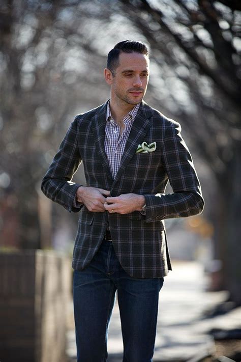 Plaid Sport Coat From The He Spoke Style Blog