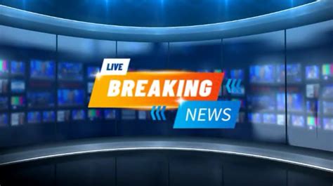 Breaking News Zoom Background Template Postermywall
