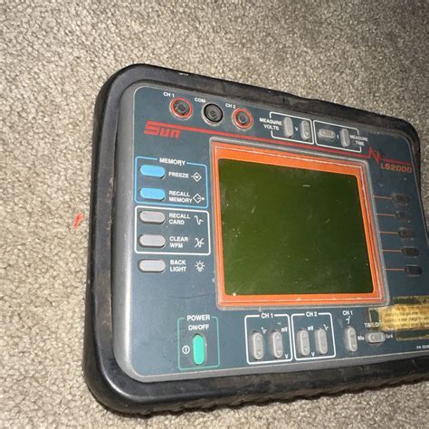 Snap On Sun Ls2000 Automotive Oscilloscope Diagnostic Service Scanner