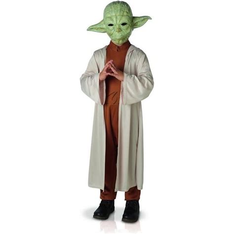 Déguisement Star Wars Avec Masque Luxe Yoda Taille S Aille Unique