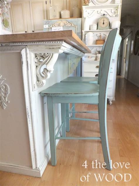 Ehow may earn compensation through affiliate links in this story. 4 the love of wood: PAINTED BAR STOOLS - duck egg