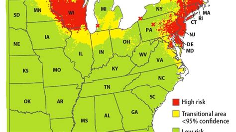 On New Map Lyme Disease Risk Areas Include Minn Wis Mpr News