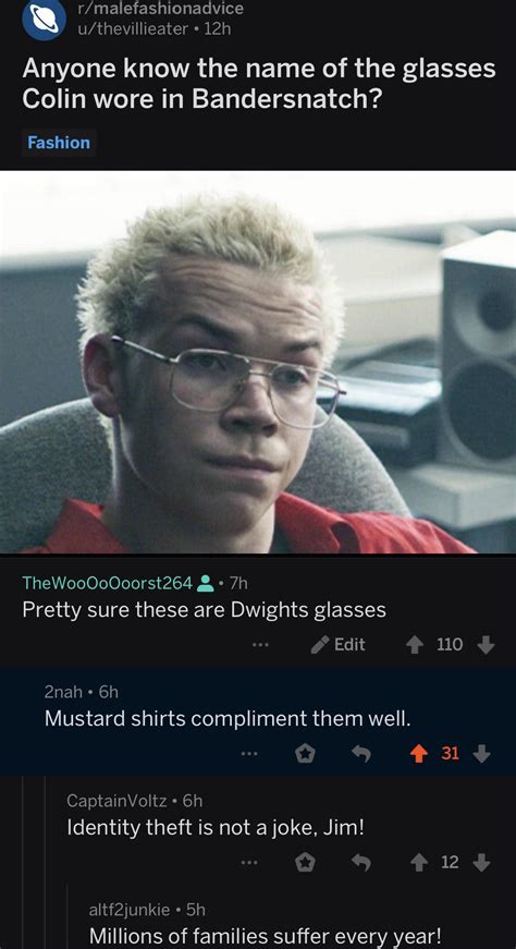I’ve Seen Those Glasses Before R Unexpectedoffice