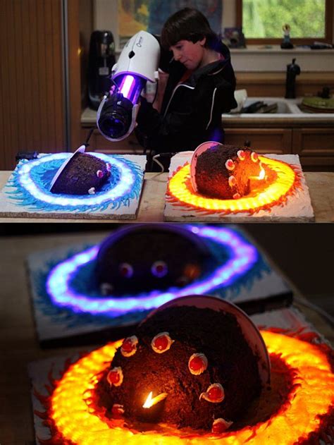 This Portal Cake Isnt A Lie But It Is Cool Pic