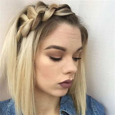 17 Chic Braided Hairstyles For Medium Length Hair Stayglam Stayglam