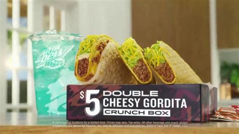 Taco Bell 5 Double Cheesy Gordita Crunch Box Tv Commercial Added To The Sides Ispottv