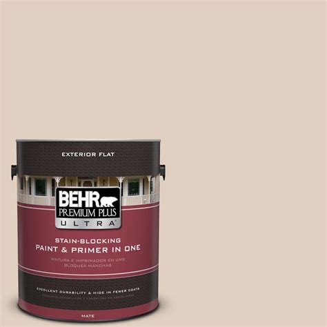Behr Premium Plus Ultra 1 Gal N240 2 Adobe Sand Flat Exterior Paint