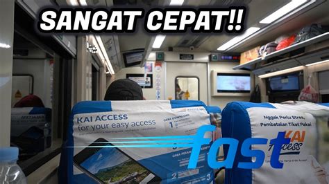 Ka Mutiara Selatan Top Speep Riding The Fastest Train In Indonesia