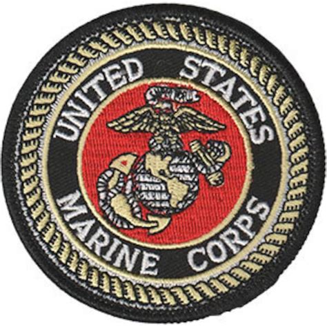 United States Marine Corps Embroidered Iron On Patch New 2 Etsy