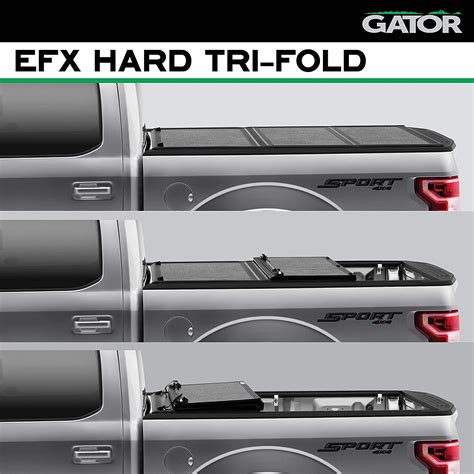 Buy Gator Efx Hard Tri Fold Truck Bed Tonneau Cover Gc24022 Fits