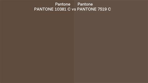 Pantone 10381 C Vs Pantone 7519 C Side By Side Comparison