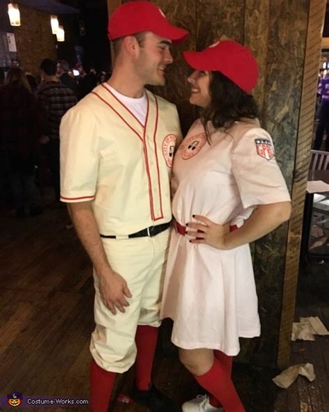 a league of their own couple costume easy diy costumes
