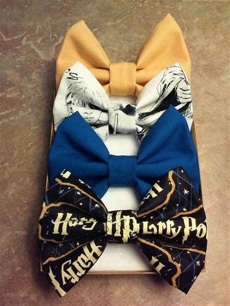 Harry Potter Bow Set Disney Hair Bows Bows Harry Potter Hairstyles