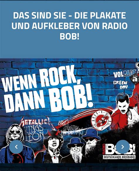 Radio Bob Plakate Und Oder Aufkleber Kostenlos Nach Registrierung