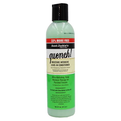 Aunt Jackie S Quench Moisture Intensive Leave In Conditioner 8 Oz