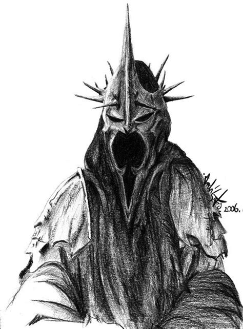 Nazgul Lord Of The Rings Tattoo Witch King Of Angmar Lotr Art